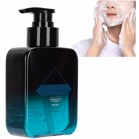Venta al por mayor Gel de limpieza facial Purifying Men Limpiador de espuma de limpieza profunda